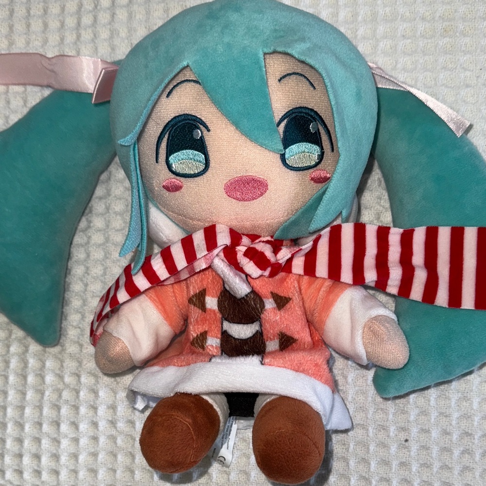 VOCALOID rare Miku Hatsune Plush Stuffed Otaku toy Collection C5 EUC